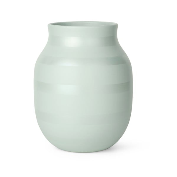 Světle zelená keramická váza ø 16 cm Omaggio - Kähler Design