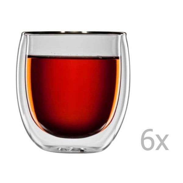 Sada 6 sklenic na čaj bloomix Tanger