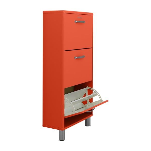 Červený výklopný botník Malibu - Tenzo-image-3