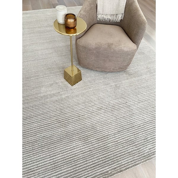 Krémový vlněný koberec 120x180 cm Calisia M Ribs – Agnella-image-1