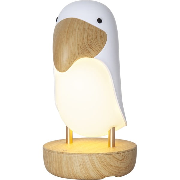 Bílo-hnědé LED dětské noční světlo Toucan – Star Trading-image-4