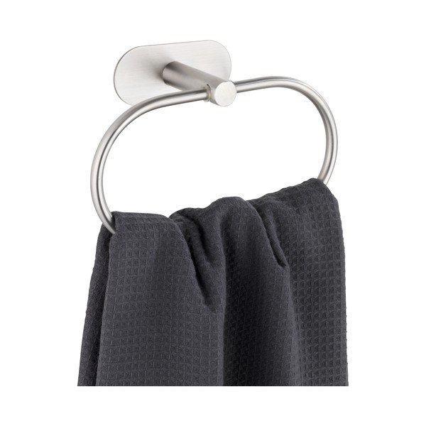 Samodržící držák na ručníky z nerezové oceli v matně stříbrné barvě Orea – Wenko-image-2