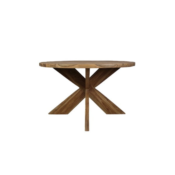 Jídelní stůl z teakového dřeva HSM Collection Erosie, průměr 150 cm