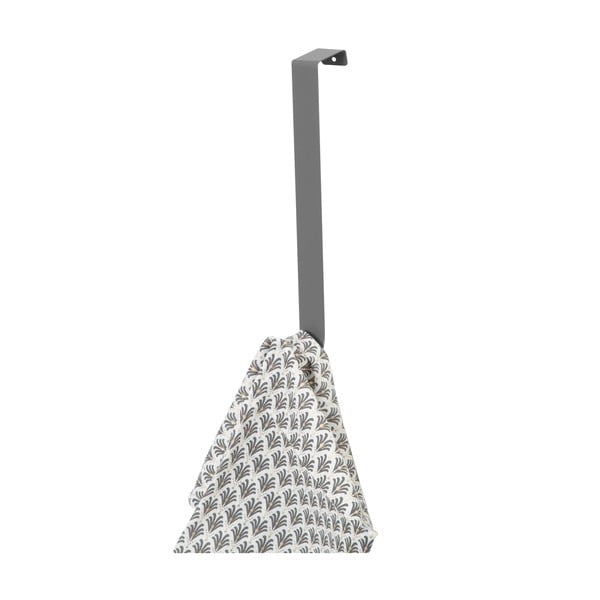 Šedý kovový háček na dveře Compactor-image-1