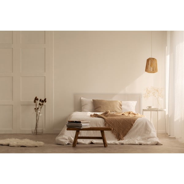 Béžové čalouněné čelo postele 160x100 cm Edmond – Really Nice Things-image-2