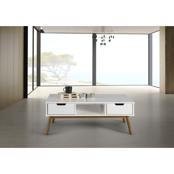 Bílý konferenční stolek z masivního borovicového dřeva Marckeric Baku-image-4