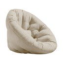 Béžové lněné křeslo Nido - Karup Design