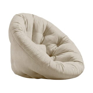 Béžové lněné křeslo Nido - Karup Design