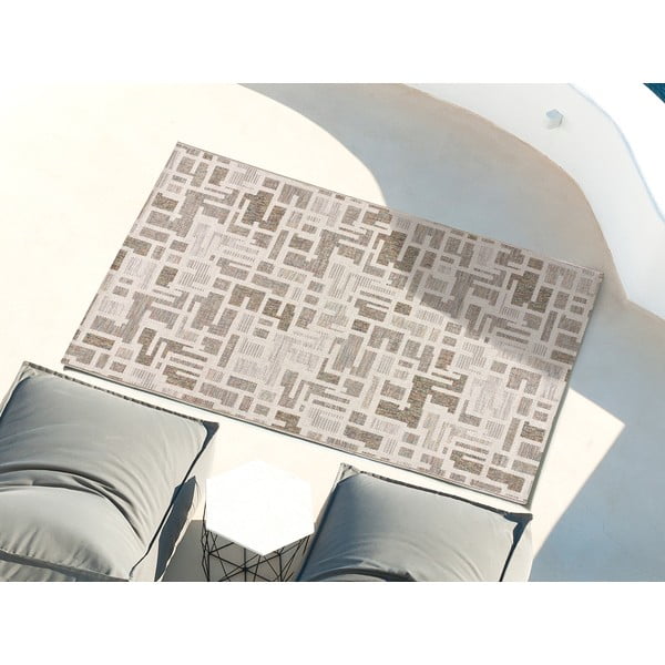 Béžový venkovní koberec 77x150 cm Emma – Universal-image-1