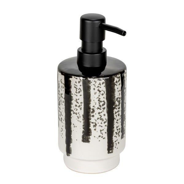 Černobílý keramický dávkovač mýdla 340 ml Subiza – Wenko
