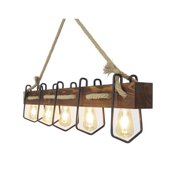 Závěsné svítidlo z borovicového dřeva Jason-image-2