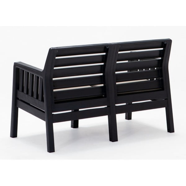 Antracitový zahradní lounge set pro 4 Lara – Floriane Garden-image-4