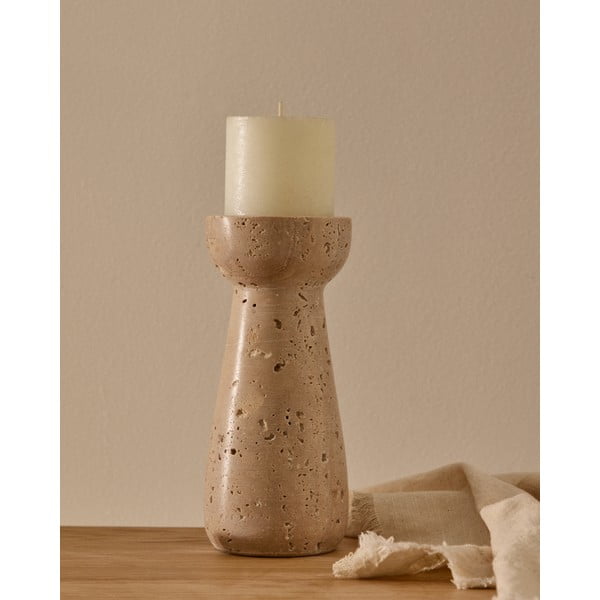 Kamenný svícen na čajovou svíčku Magan – Kave Home-image-2