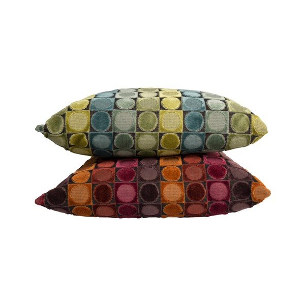 Zeleno-modrý polštář Dutchbone Ottava, 45 x 45 cm-image-3