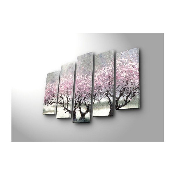 5dílný obraz na plátně Cherry Blossom-image-3