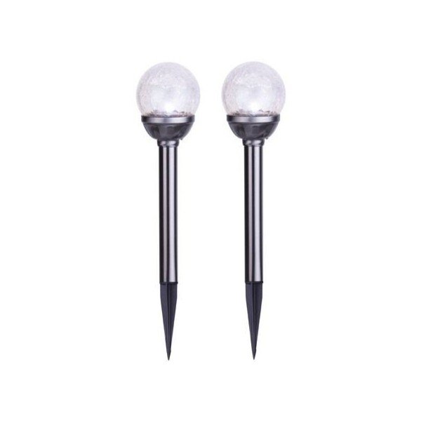 LED zapichovací solární venkovní svítidla v sadě 2 ks ø 8 cm Balls – Star Trading