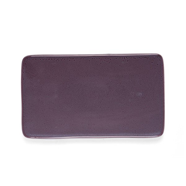 Fialový kameninový servírovací tác Bitz, 22 x 12,8 cm-image-2