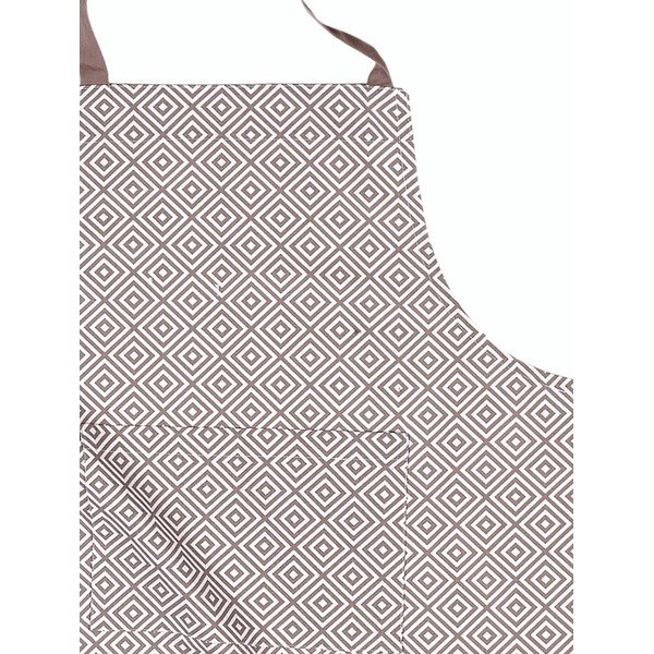 Hnědá bavlněná zástěra Tiseco Home Studio Tetris-image-2