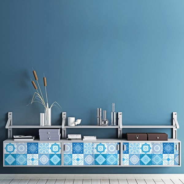 Sada 30 samolepek na nábytek Ambiance Tiles Stickers For Furniture Suzia, 20 x 20 cm