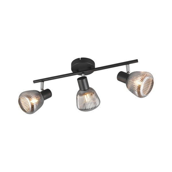 Černé bodové svítidlo ø 10 cm Tarifa – Trio-image-1