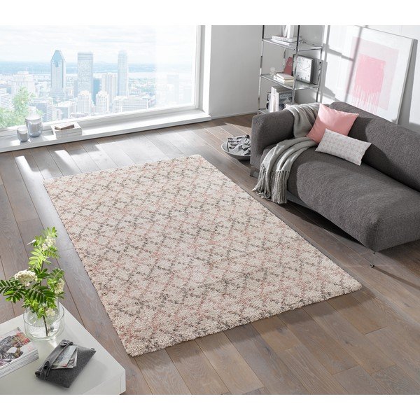 Růžový koberec Mint Rugs Cameo, 80 x 150 cm-image-4
