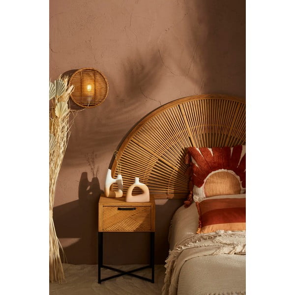 Dřevěno-bambusová nástěnná dekorace 159x80 cm Solor – Sema-image-2