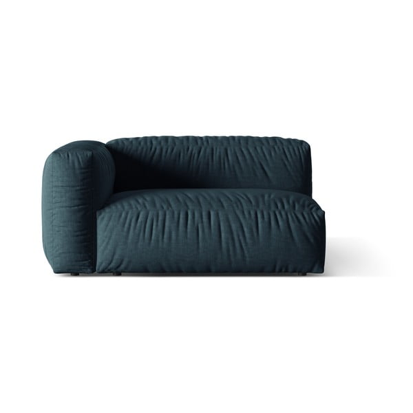 Tmavě modrý modul pohovky (levý roh) Martina – Micadoni Home