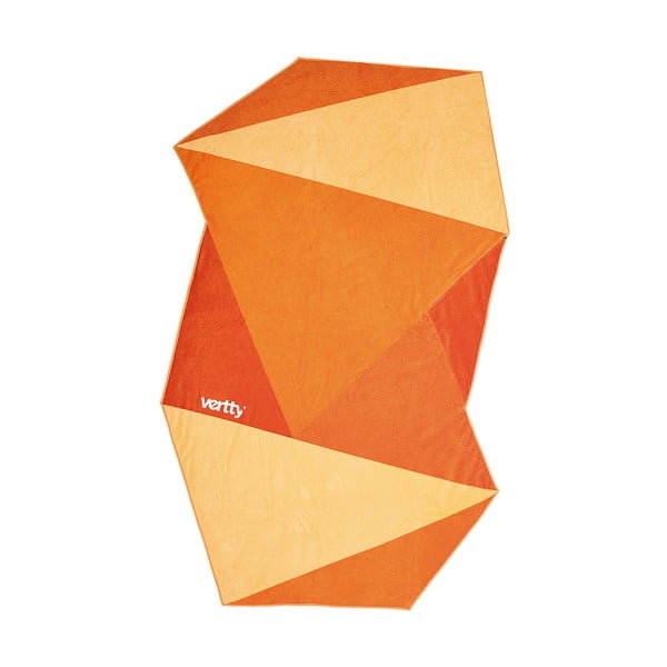 Designová plážová osuška Vertty Classic Orange