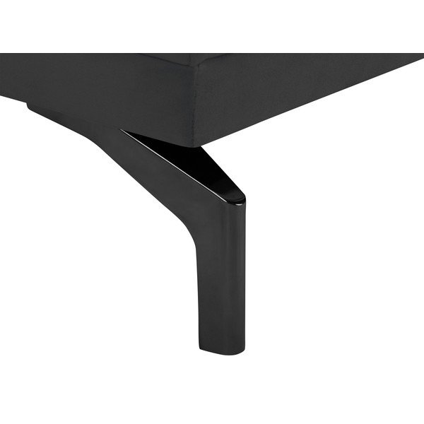 Tmavě šedé křeslo s podnožím v černé barvě Windsor & Co Sofas Jupiter-image-4