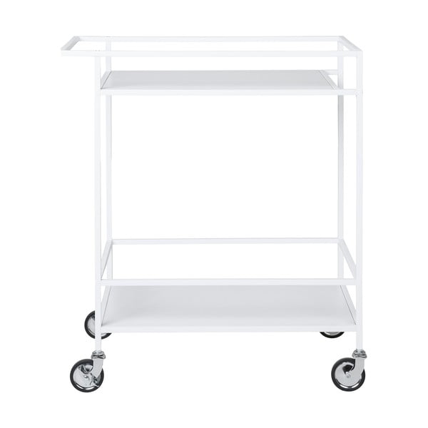 Kovový servírovací stolek na kolečkách 40x68 cm Vita – House Nordic-image-3