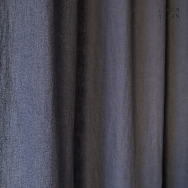 Tmavě šedý závěs 140x300 cm Night Time – Linen Tales-image-2