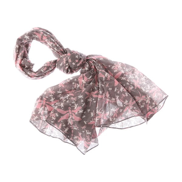 Šátek Mayfly Light Pink, 180x70 cm