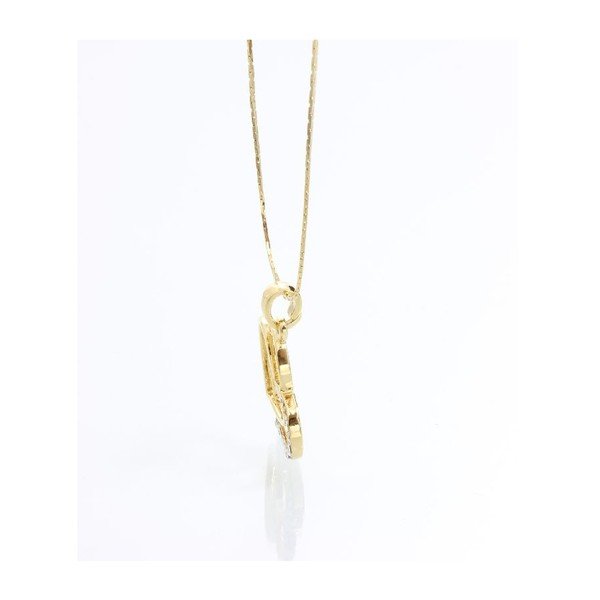 Náhrdelník se Swarovski Elements Laura Bruni Crystal Yasmine Two Hearts-image-1