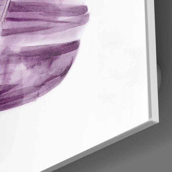 Skleněný obraz Insigne Lila Leaf, 46 x 72 cm-image-2