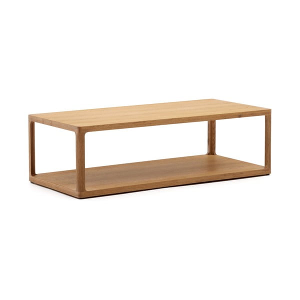 Konferenční stolek v dekoru dubu v přírodní barvě 65x140 cm Maymai – Kave Home-image-2