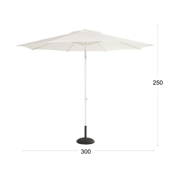 Béžový slunečník Hartman, ø 300 cm-image-1