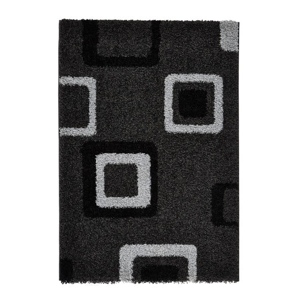 Šedočerný koberec Think Rugs Majesty,  160 x 220 cm