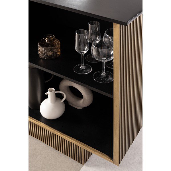 Kuchyňský ostrůvek s deskou z mangového dřeva 40x160 cm Virat – Bizzotto-image-3