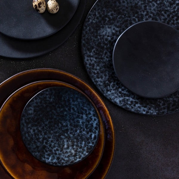 Šedý kameninový tácek Costa Nova Roda Mimas, ⌀ 16 cm-image-1