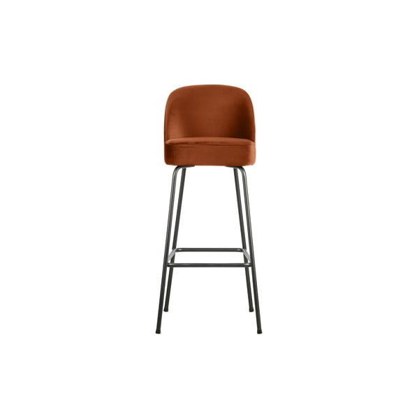 Sametová barová židle v cihlové barvě 103 cm Vogue – BePureHome