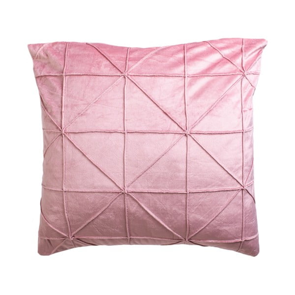 Růžový dekorativní polštář JAHU collections Amy, 45 x 45 cm