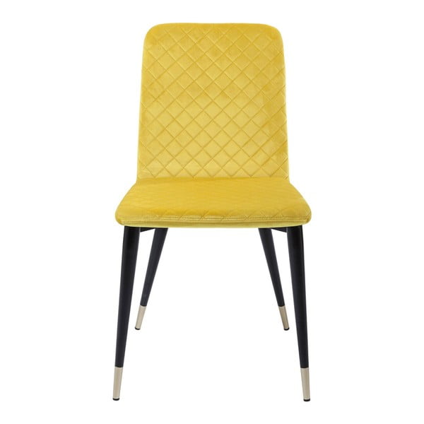 Sada 2 žlutých jídelních židlí Kare Design Montmartre