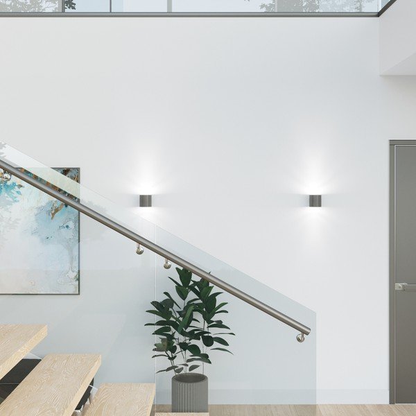 Tmavě šedé nástěnné svítidlo ø 10 cm Roda – Sollux-image-1