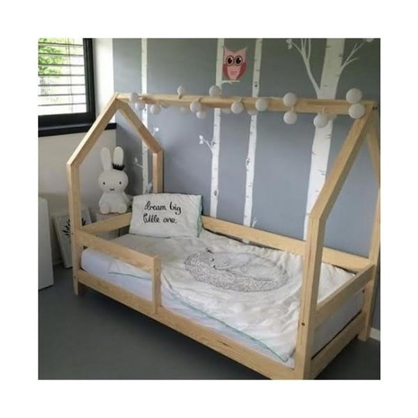 Dětská postel s vyvýšenými nohami a bočnicemi Benlemi Tery, 80 x 180 cm, výška nohou 30 cm