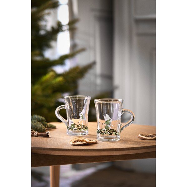 Skleněné hrnky v sadě 2 ks s vánočním motivem 230 ml Christmas – Holmegaard-image-2