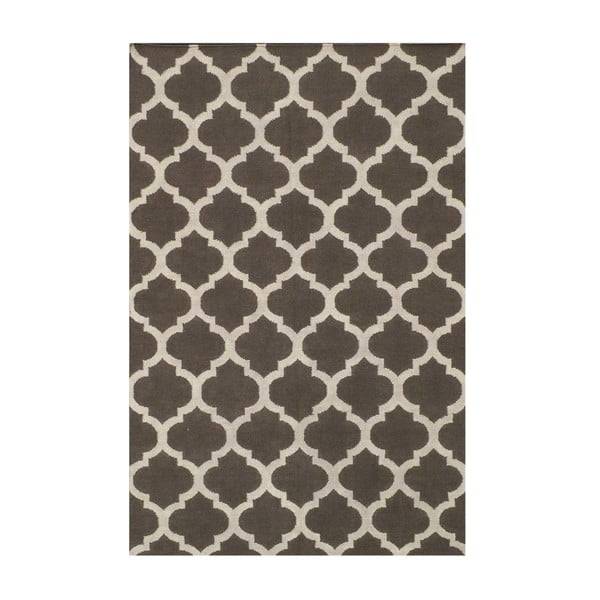 Ručně tkaný koberec Andrea Grey/White, 120x180 cm