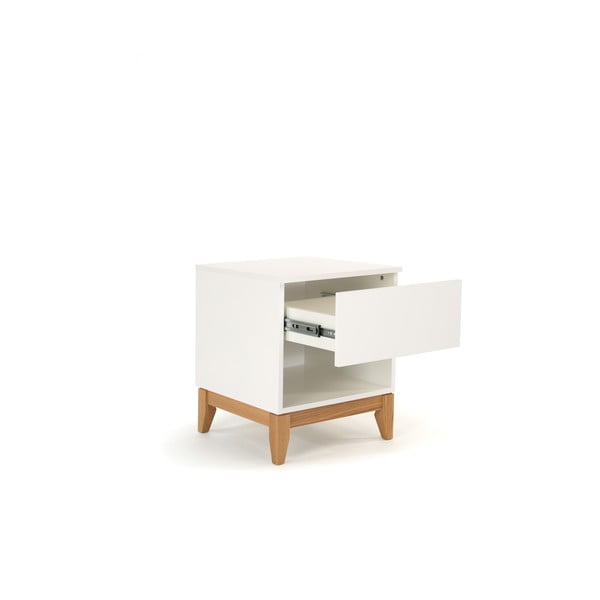 Bílý odkládací stolek Woodman Blanco-image-4