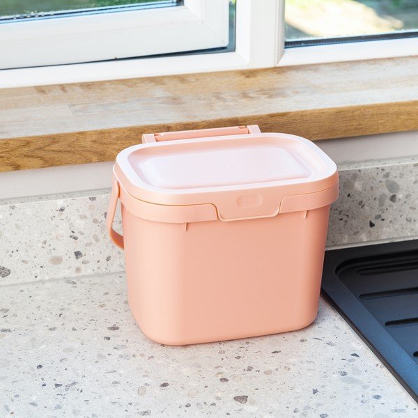 Růžový úložný box Addis Caddy, 4,5 l-image-2