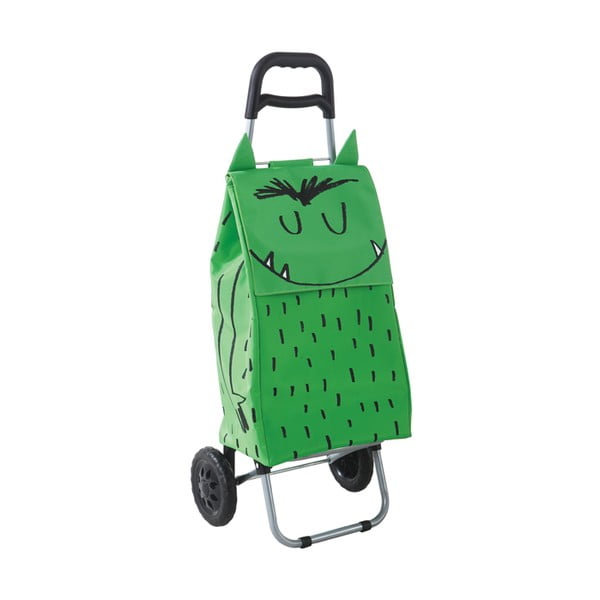 Nákupní taška na kolečkách Monster Green
