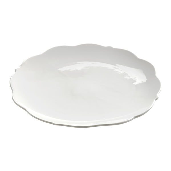 Sada 4 porcelánových snídaňových talířů Maxwell & Williams White Rose, ⌀ 23 cm